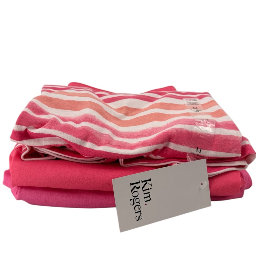 Kim Rogers Womens NWT Bundle Size 10 Stretch Bermuda Shorts (2) And M T-shirt